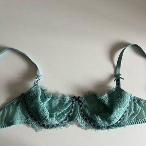 Victoria's Secret Lace Bra in Aqua